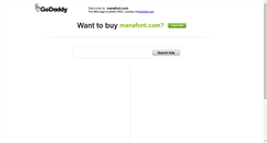 Desktop Screenshot of manafont.com